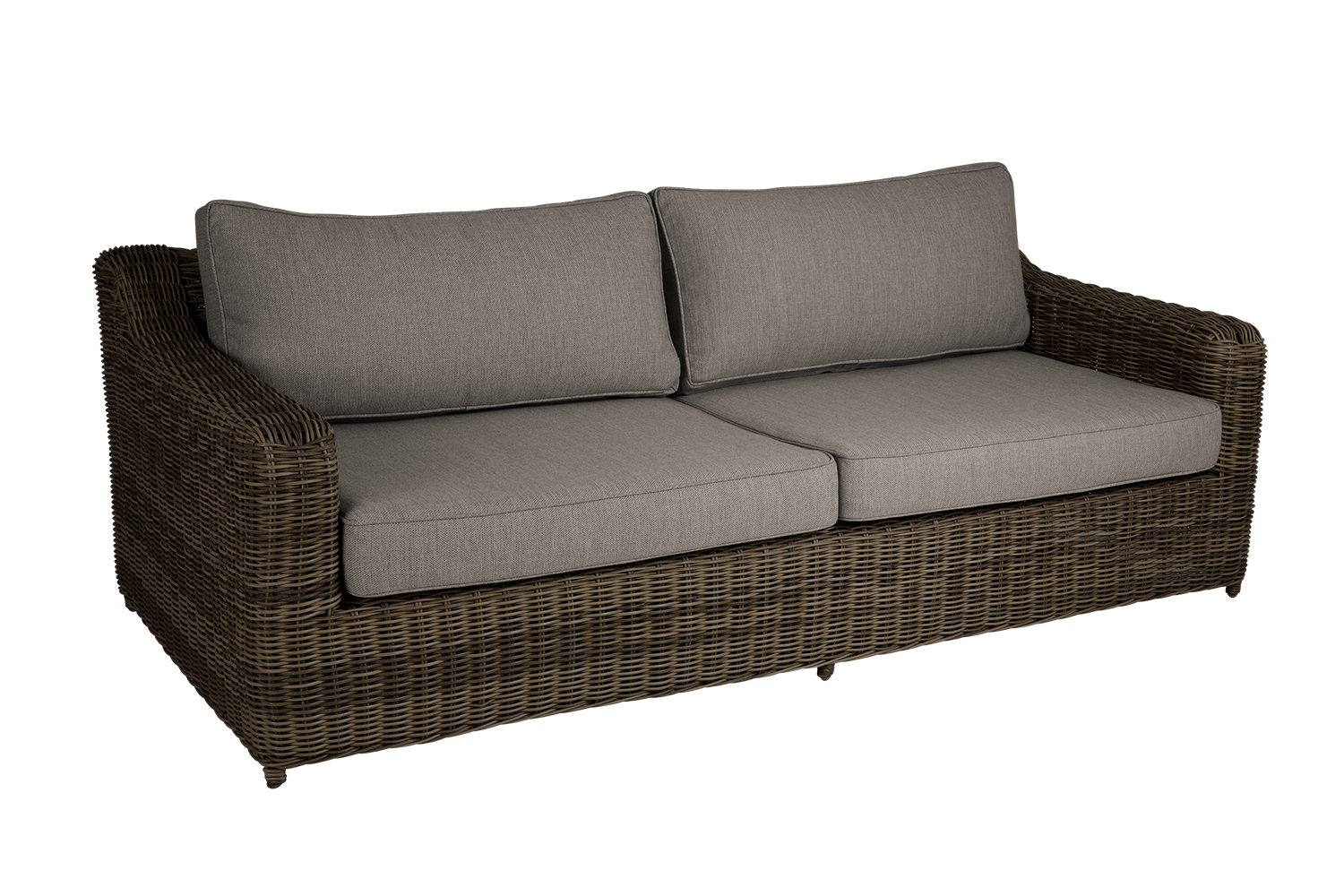 Glendon 3-sits soffa dark brown/soft moose