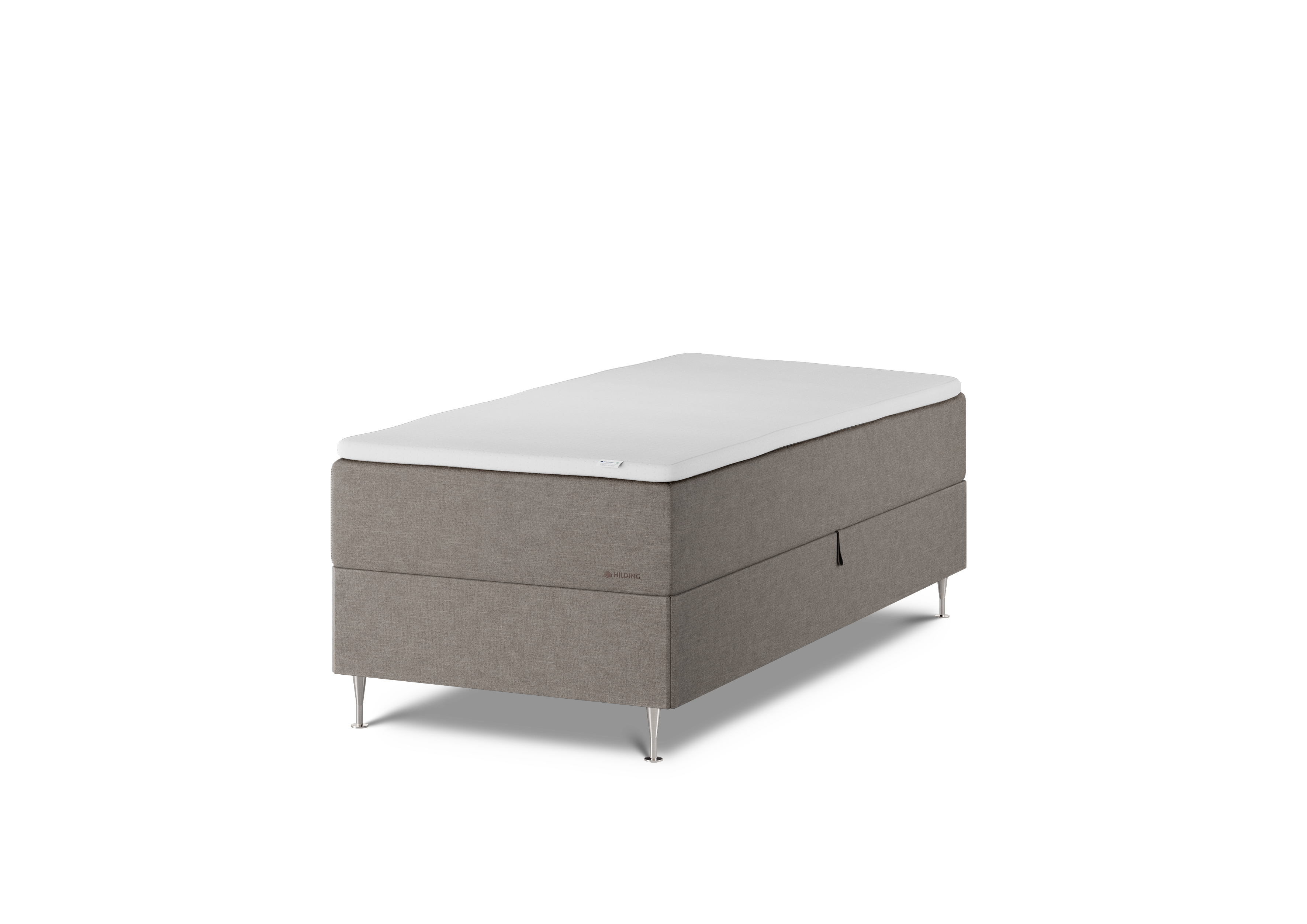 Family Start Ramsäng med förvaring 80 x 200 cm (Finja gråbrun)