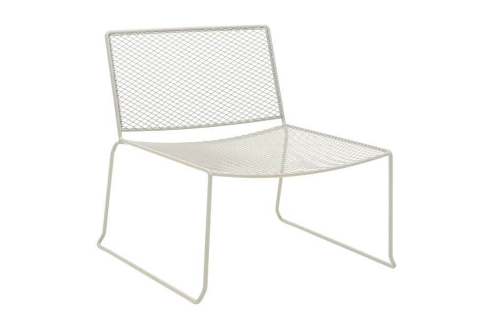 Haru loungefåtölj pearl white