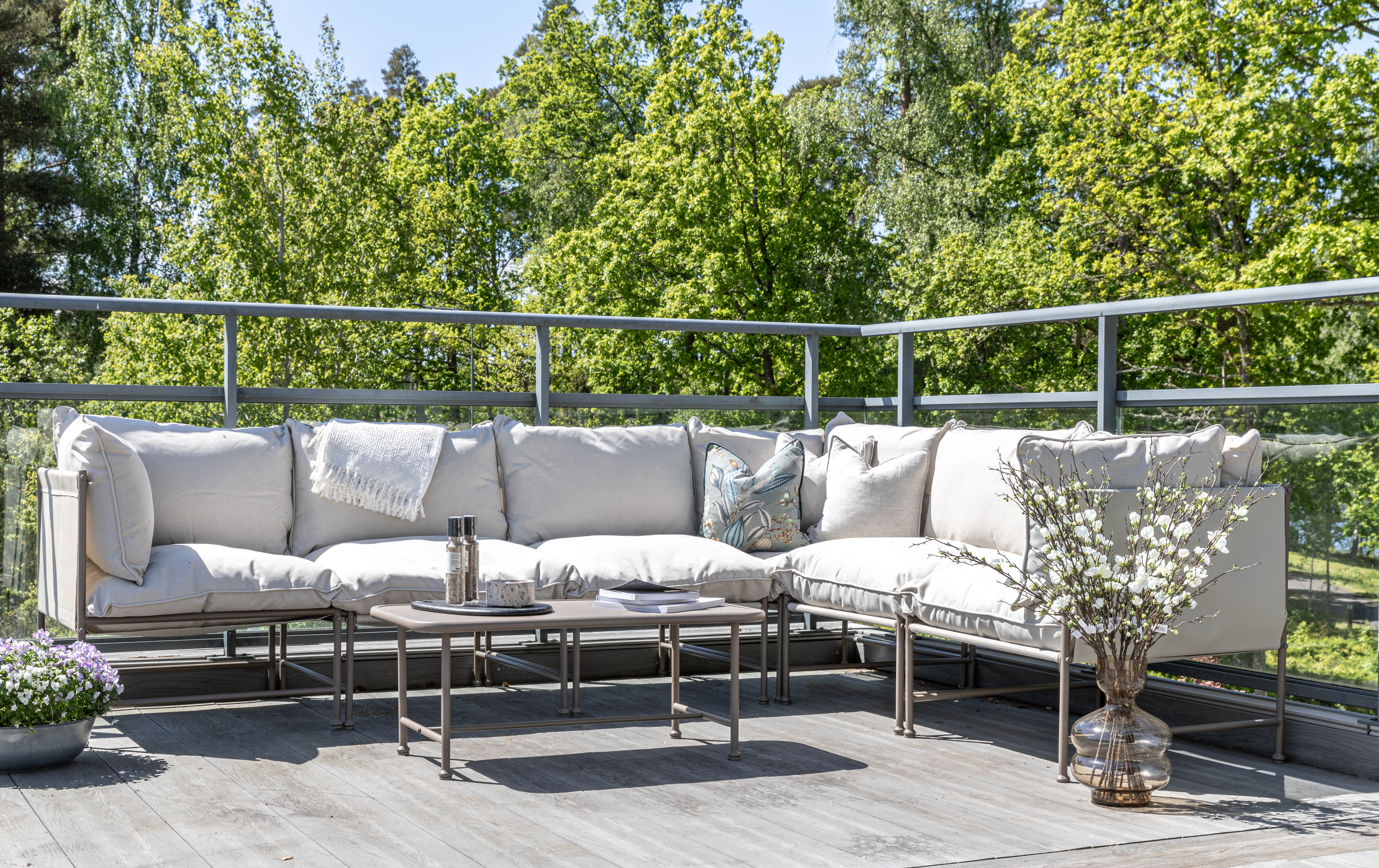 Gryt modulsoffgrupp hörnsoffa