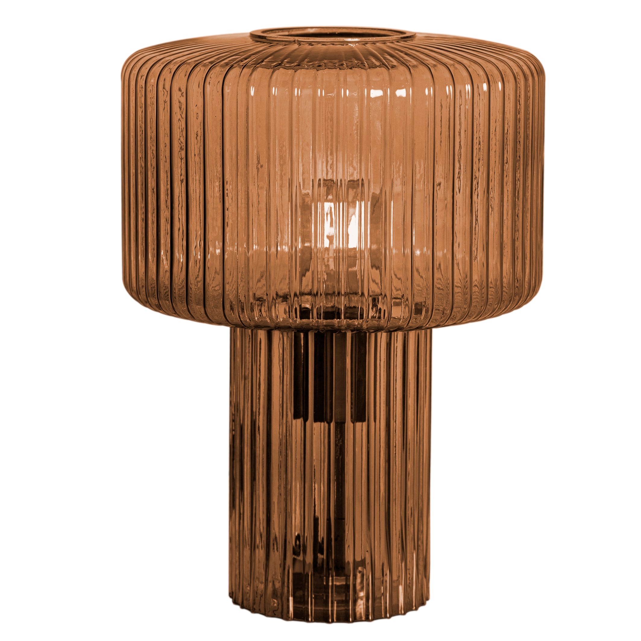 Kiera bordlampa H36cm cognac