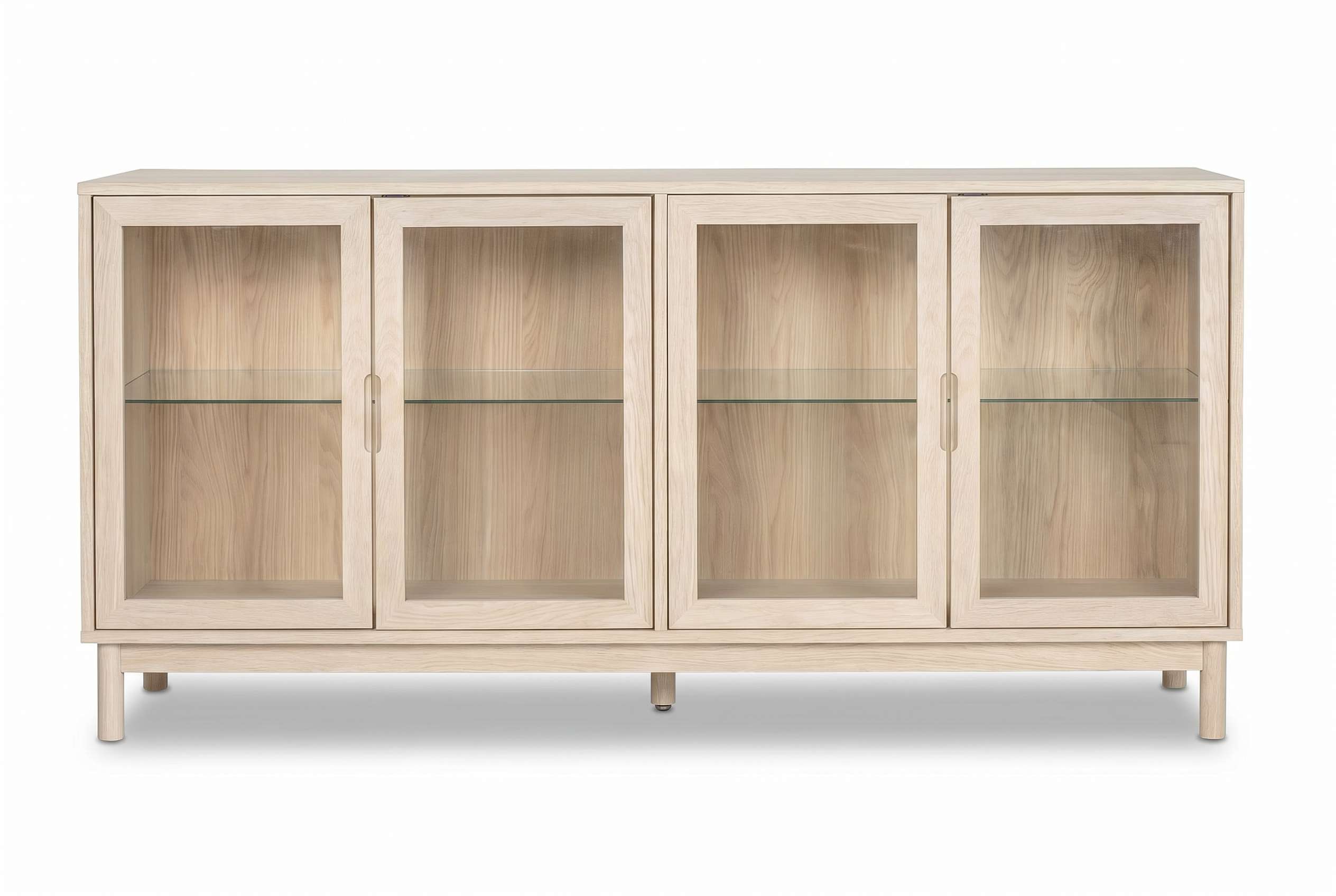 La roche sideboard glasluckor whitewash