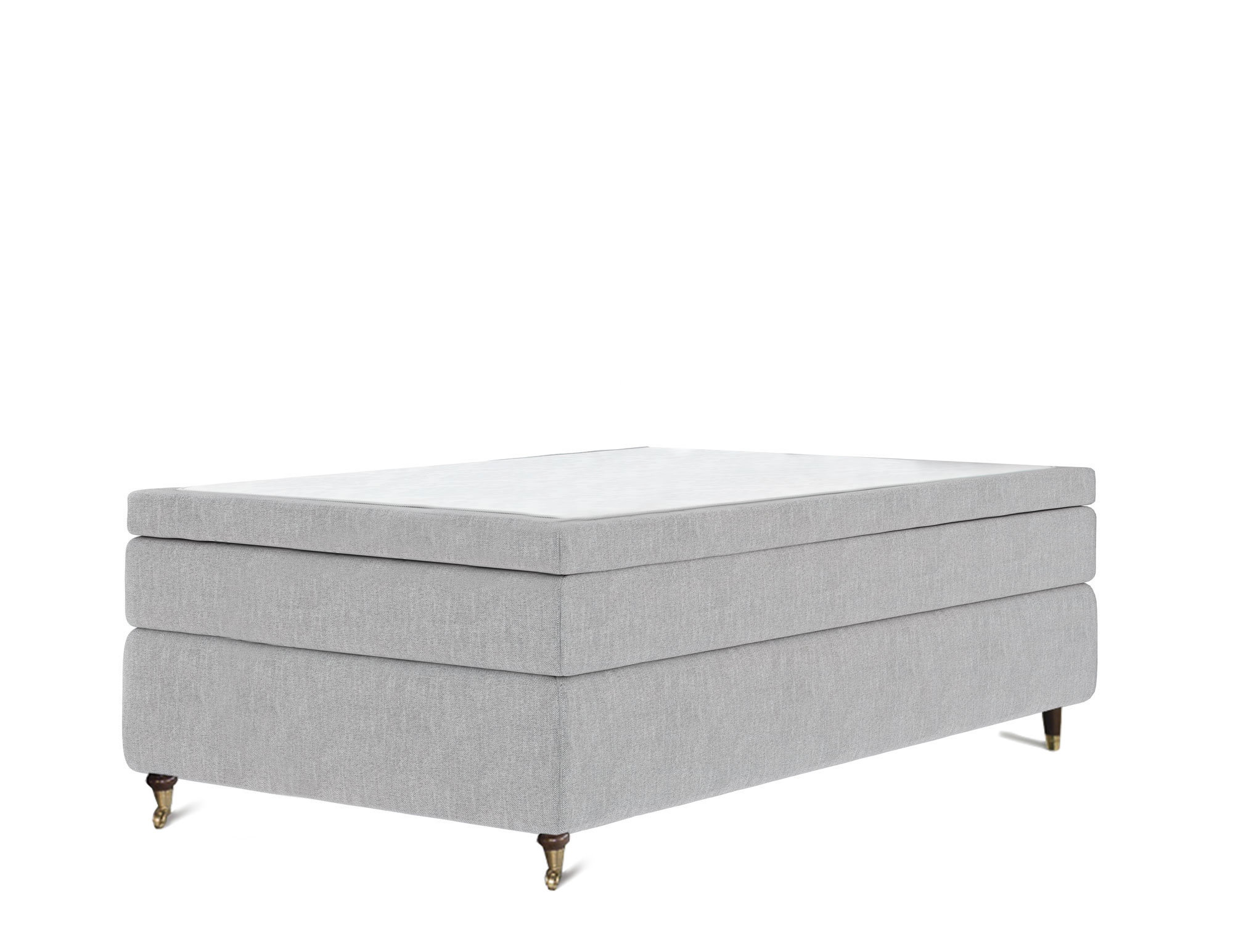 Classic deluxe kontinentalsäng 140x200 ljusgrå