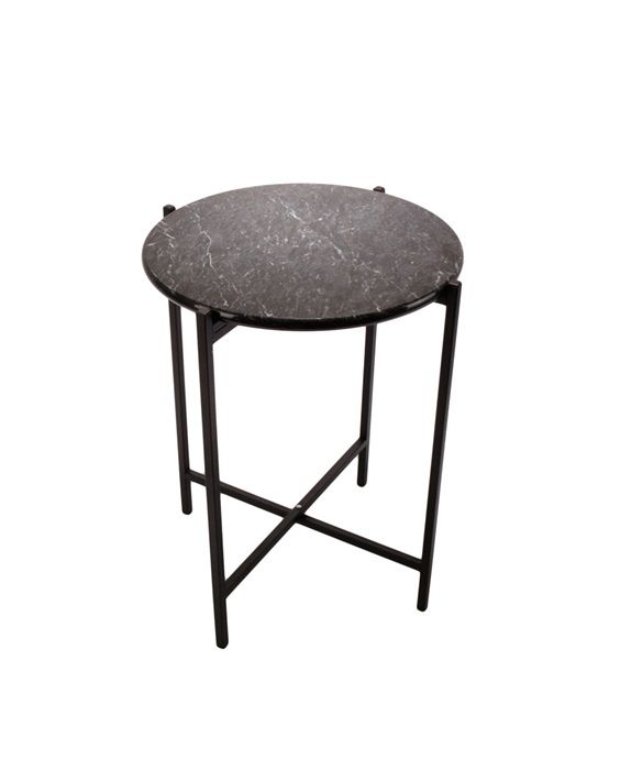 Marbilus sidobord svart marmor