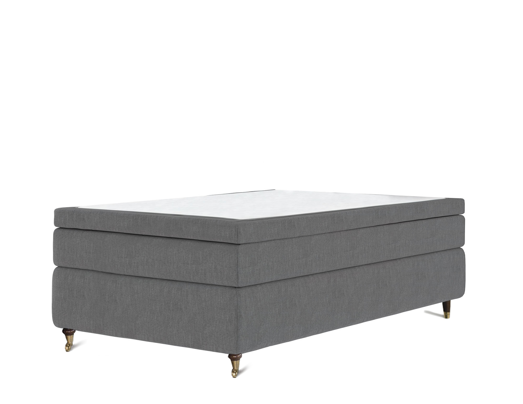 Classic deluxe kontinentalsäng 140x200 mörkgrå