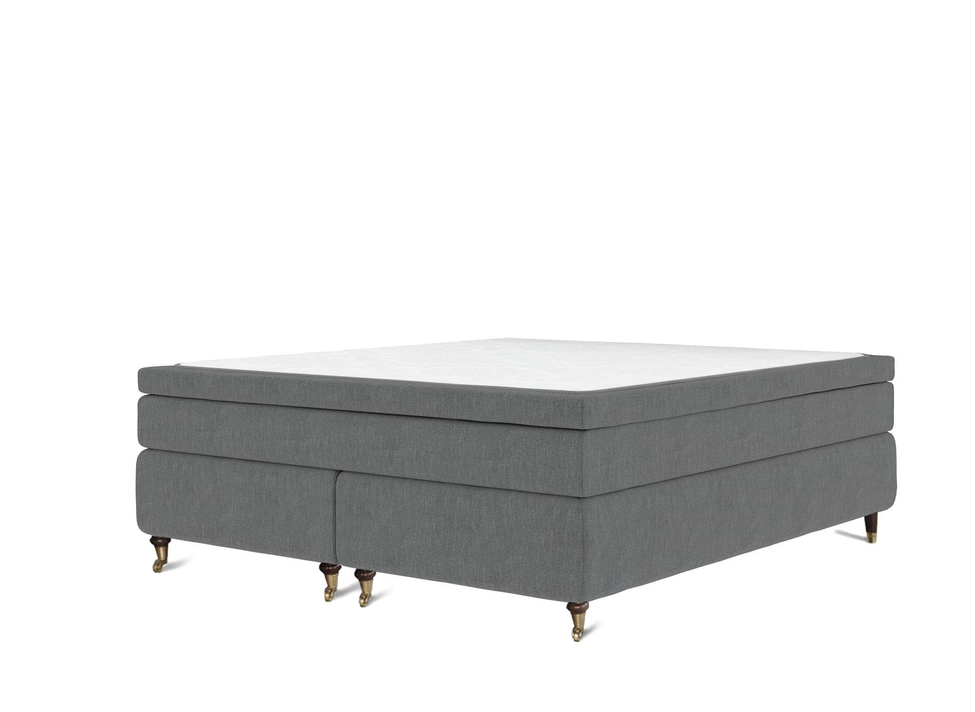 Classic deluxe kontinentalsäng 180x200 mörkgrå