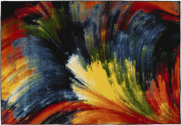 Peacock matta 160x230cm multi