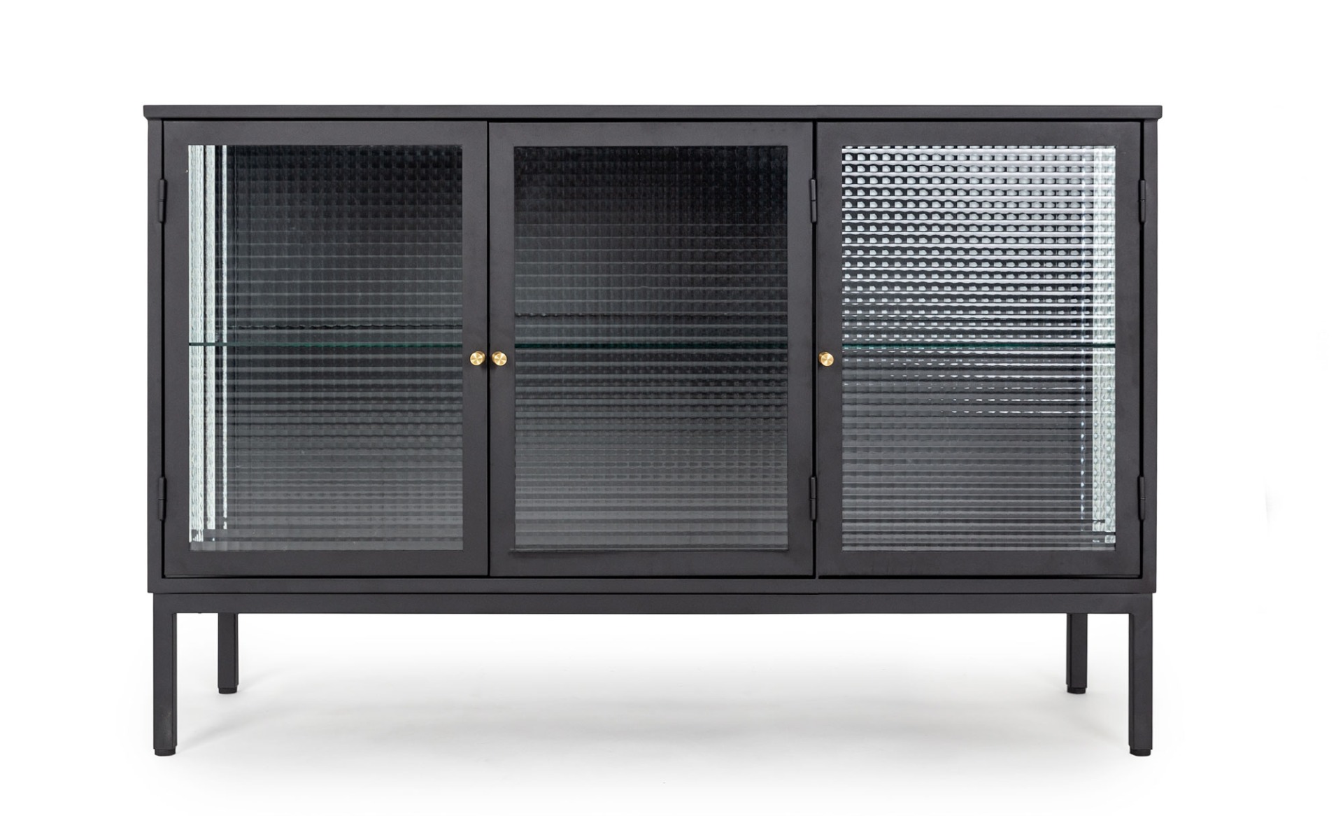 Cliff sideboard 3-dörrar dekor glas