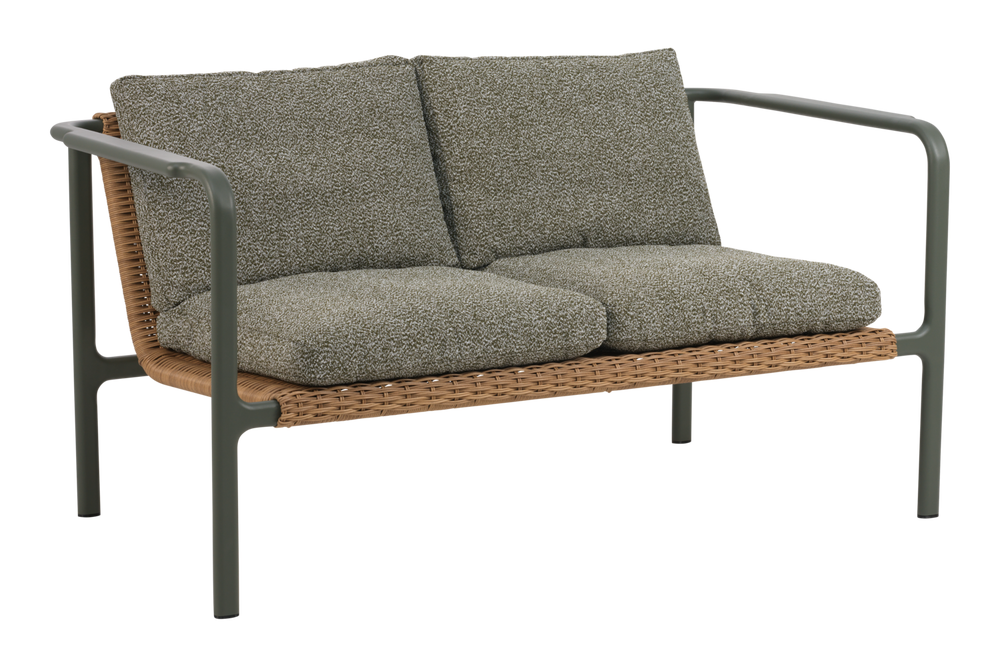 Motty 2-sits soffa nordic green/teddy verde
