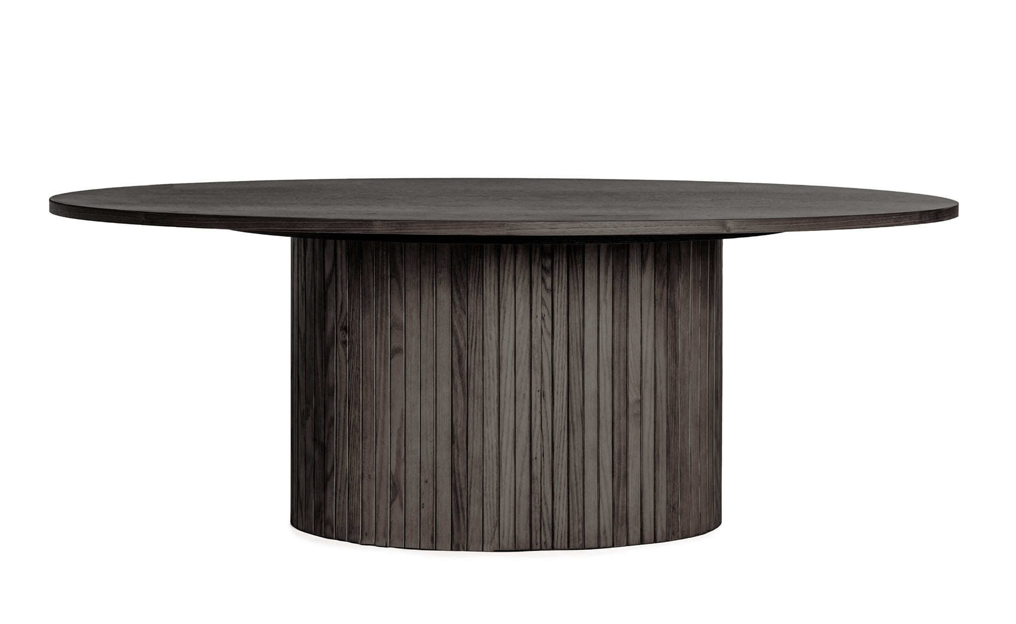 Circle soffbord ovalt svartpigmenterat