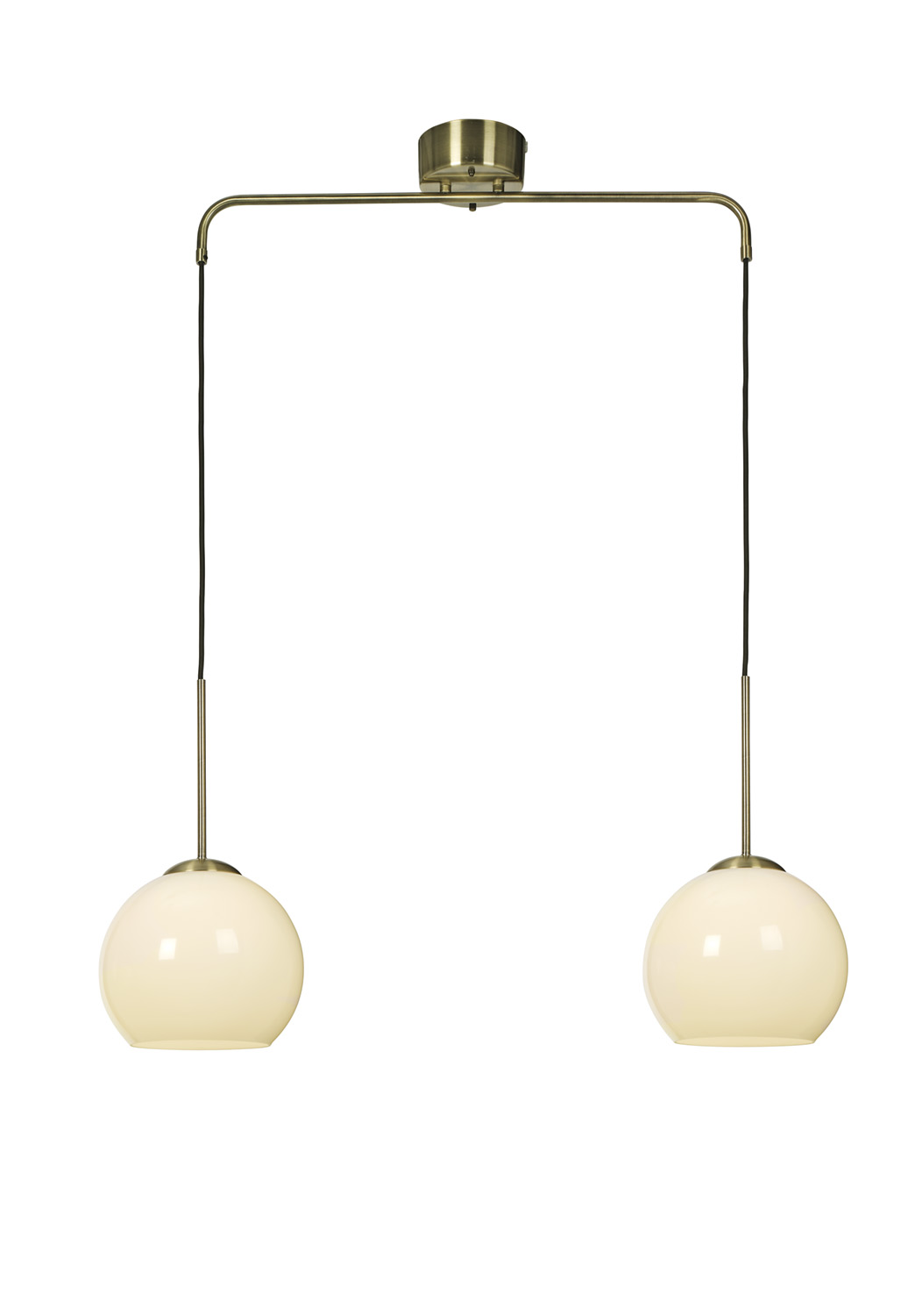 Salle taklampa 2:a antik opal