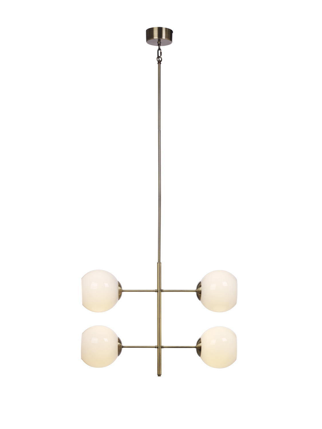 Vri taklampa 4:a antik/opal