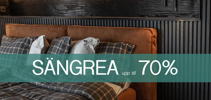 Sängkampanj- upp till 70% rabatt